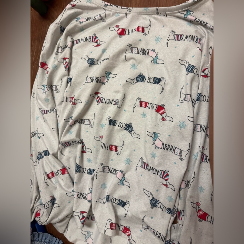 Cozy Pajamas with Dachshund Print